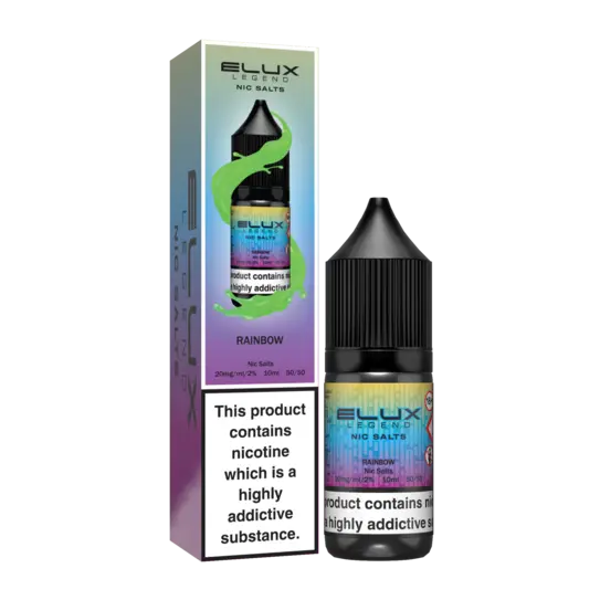 Rainbow Elux Legend 10ml Nic Salt | Retail & Wholesale