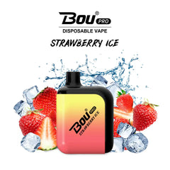 Strawberry Ice Bou Pro 7000 Disposable Vape | Wholesale And Retail Vapes