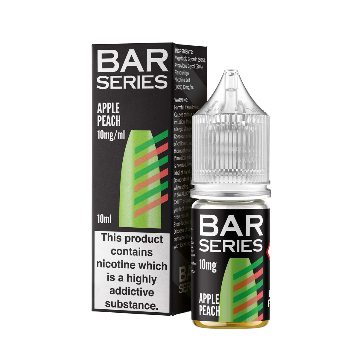 Apple Peach Bar Series 10ml Nic Salt | Retail and Wholesale