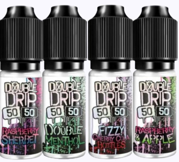 3x Double Drip 10ml 50/50 E-Liquid | Free Next Day Delivery