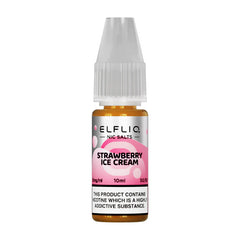 Strawberry Ice Cream Elfliq 10ml Nic Salt | 5 for £10