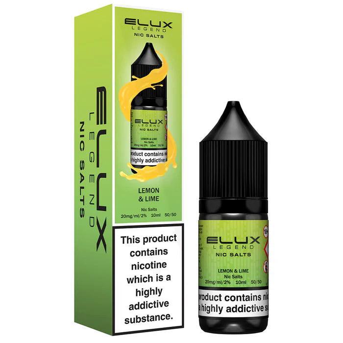 Lemon and Lime Elux Legend 10ml Nic Salt | Retail & Wholesale