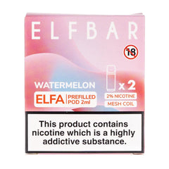 Watermelon Elfa Refillable Pods By Elf Bar