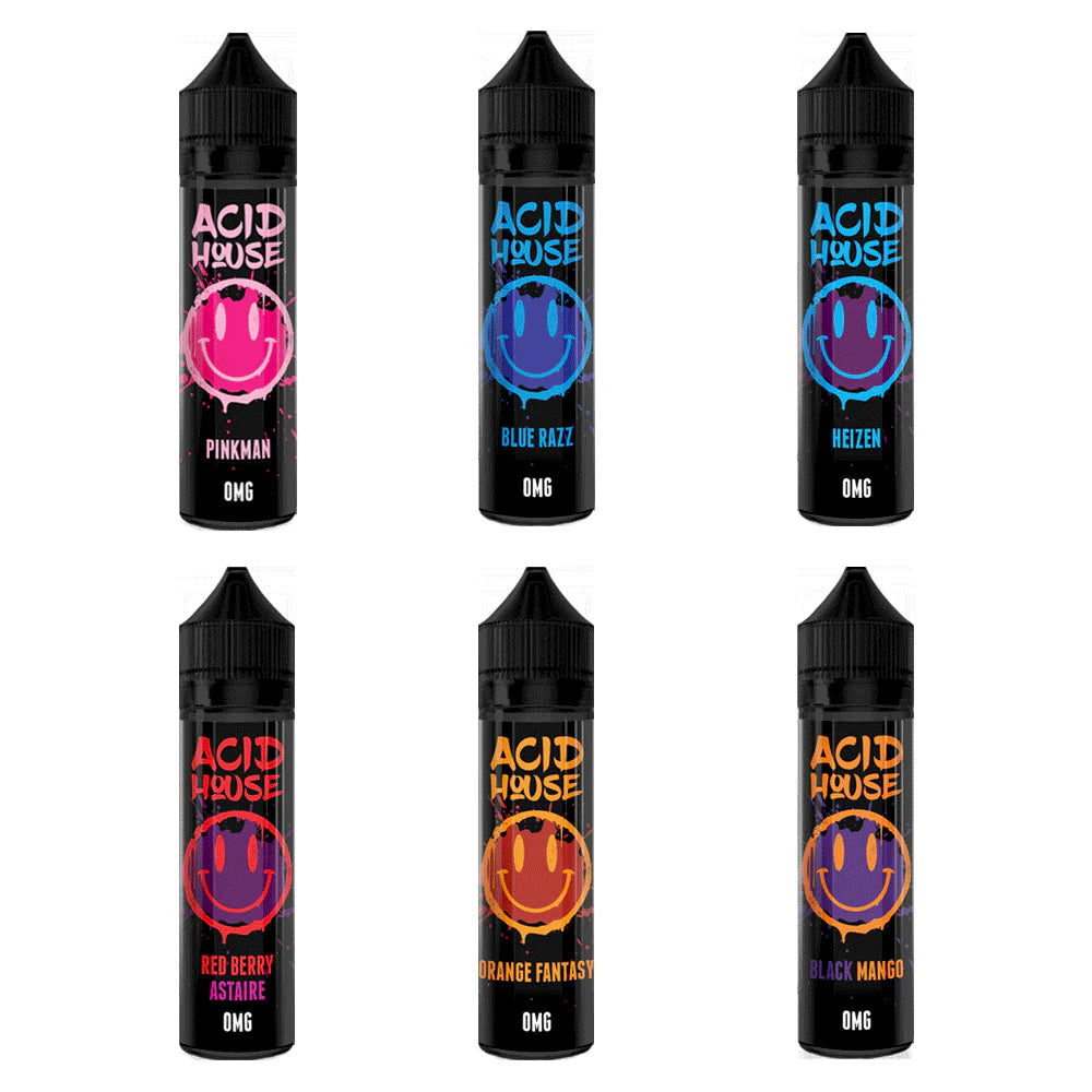 Acid House Shortfill 50ml E Liquid