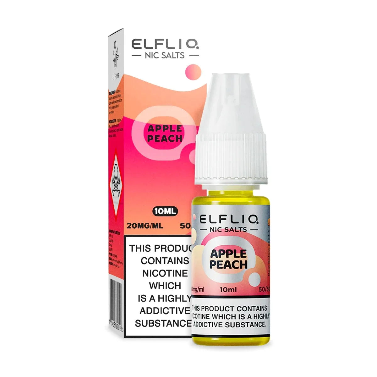 Apple Peach Elfliq 10ml Nic Salt | 5 for £10