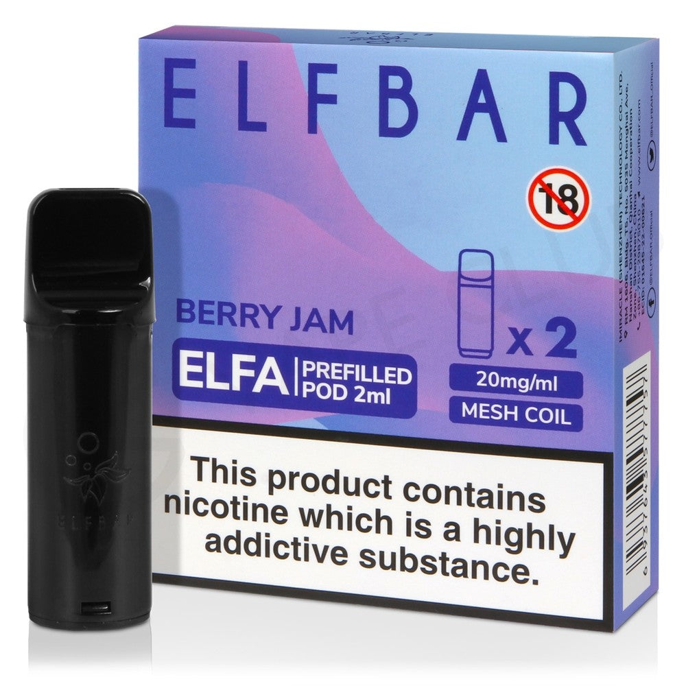 Berry Jam Elfa Prefillable Pods By Elf Bar