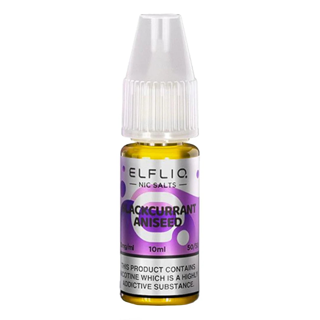 Blackcurrant Aniseed Elf Bar Elfliq 10ml Nic Salt | 5 for £10