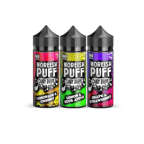 Moreish Puff Candy Drops Range Shortfill 100ml E-Liquid