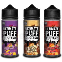 Ultimate Puff Custard Range Shortfill 100ml E-Liquid