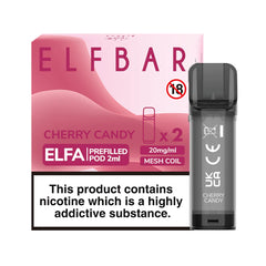 Cherry Candy Elfa Prefillable Pods By Elf Bar