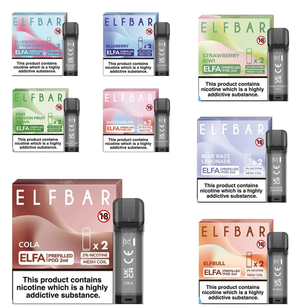 Elf Bar Elfa Prefilled Pods | Bulk Buy Price