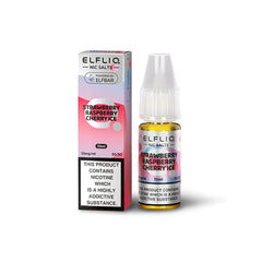 Strawberry Raspberry Cherry Ice Elfliq 10ml Nic Salt | 5 for £10