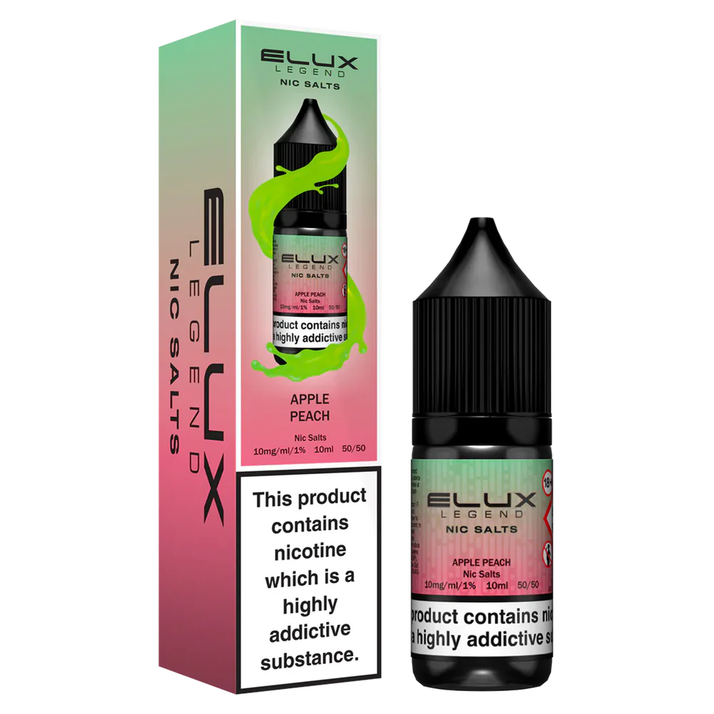 Apple Peach Elux Legend 10ml Nic Salt | Retail & Wholesale