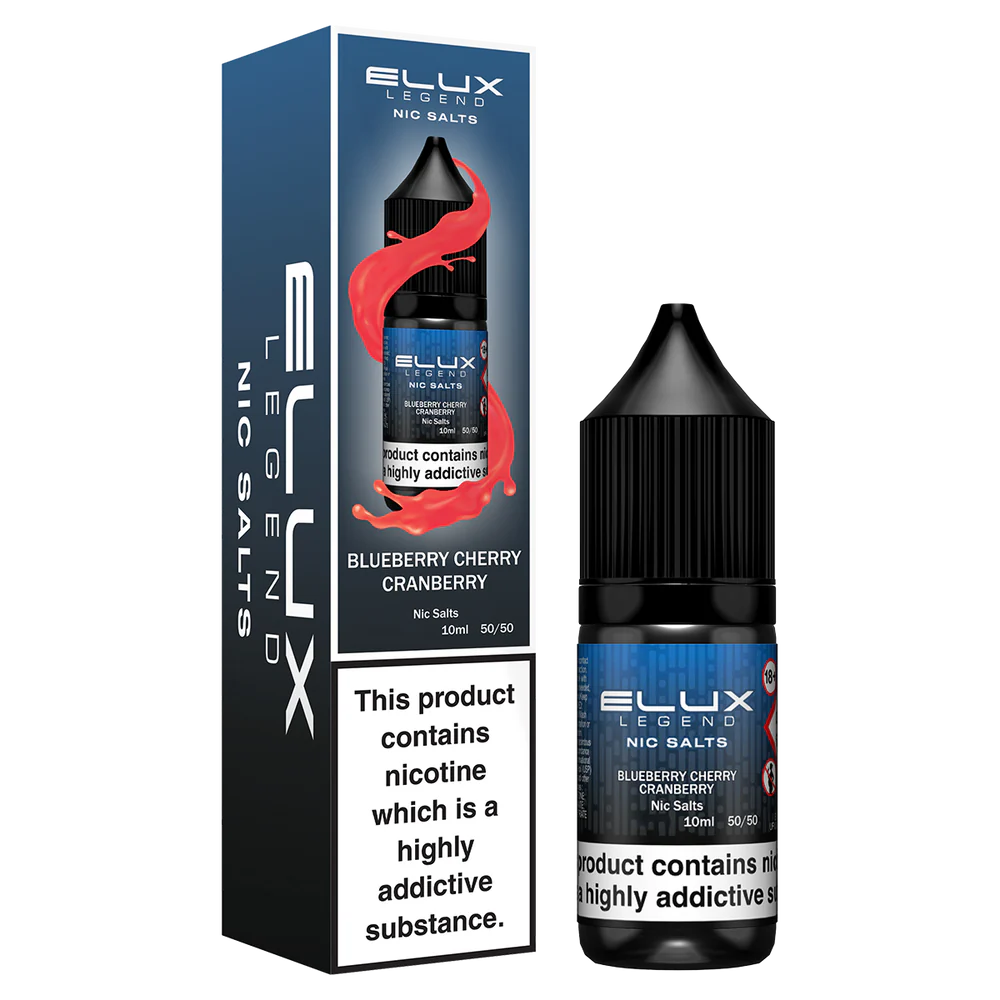 Blueberry Cherry Cranberry Elux Legend 10ml Nic Salt | Retail & Wholesale