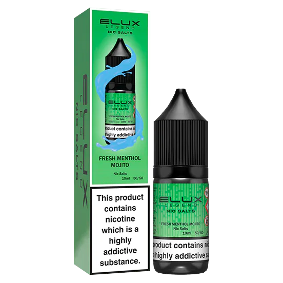 Fresh Menthol Mojito Elux Legend 10ml Nic Salt | Retail & Wholesale