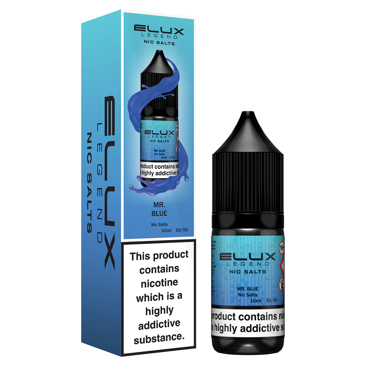 Mr Blue Elux Legend 10ml Nic Salt | Retail & Wholesale