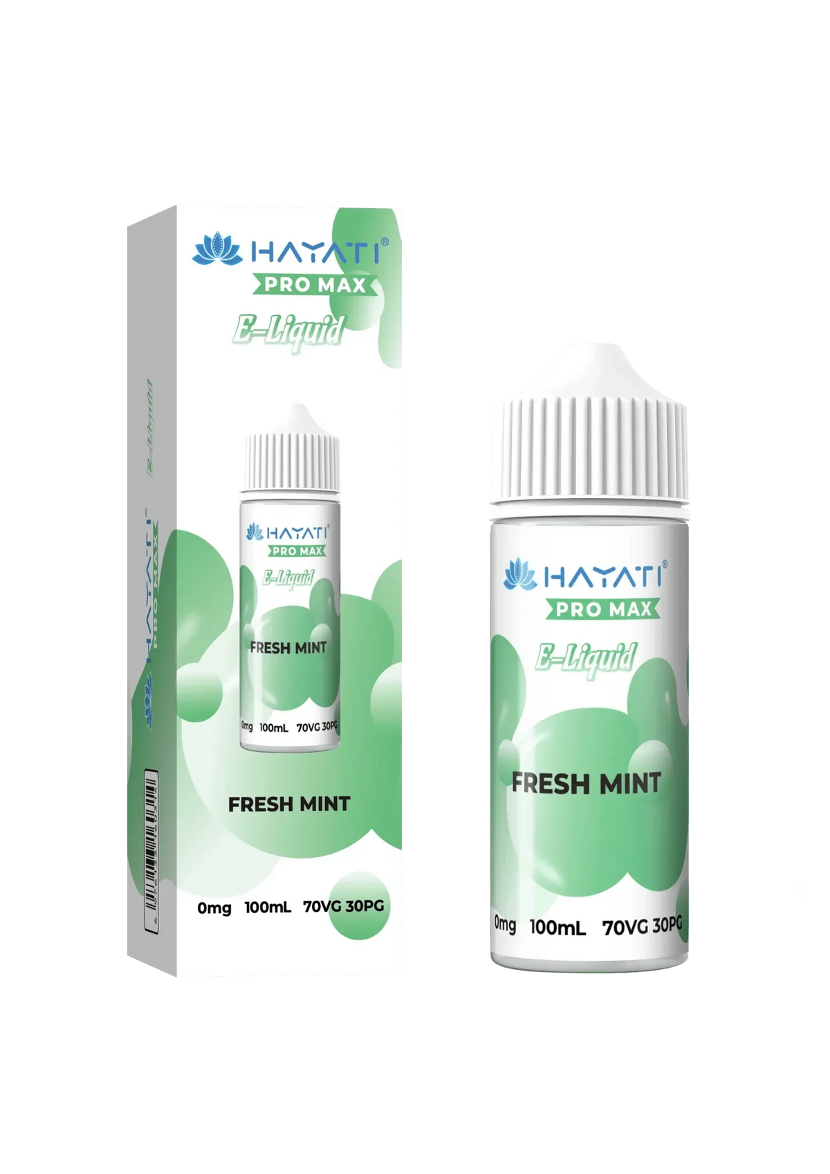 Fresh Mint Hayati Pro Max 100ml E-Liquid Vape Juice | Full Stock