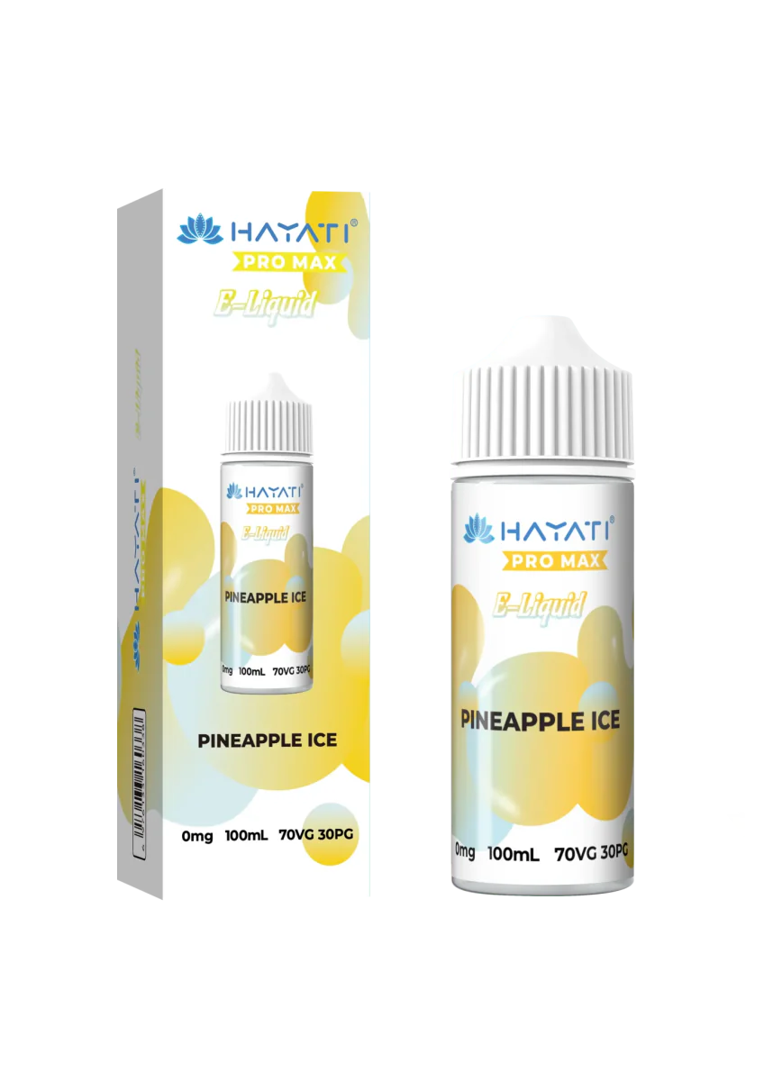 Pineapple Ice Hayati Pro Max 100ml E-Liquid Vape Juice | Full Stock