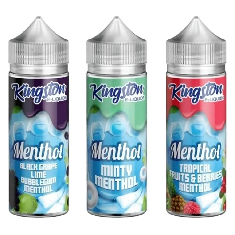 Kingston Menthol Range Shortfill 100ml E-Liquid