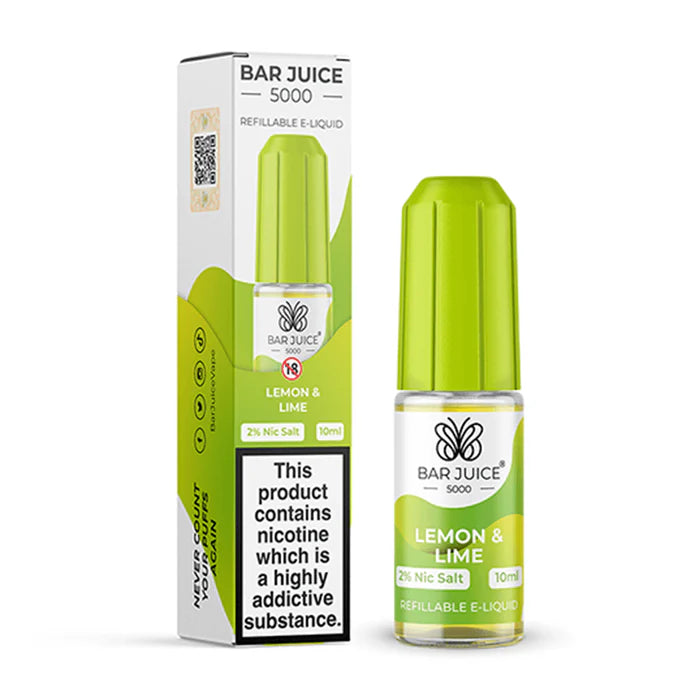 Lemon Lime Bar Juice 5000 Nic Salt E-Liquid | 4 for £10