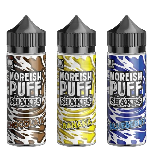 Moreish Puff Shakes Range Shortfill 100ml E-Liquid