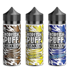 Moreish Puff Shakes Range Shortfill 100ml E-Liquid