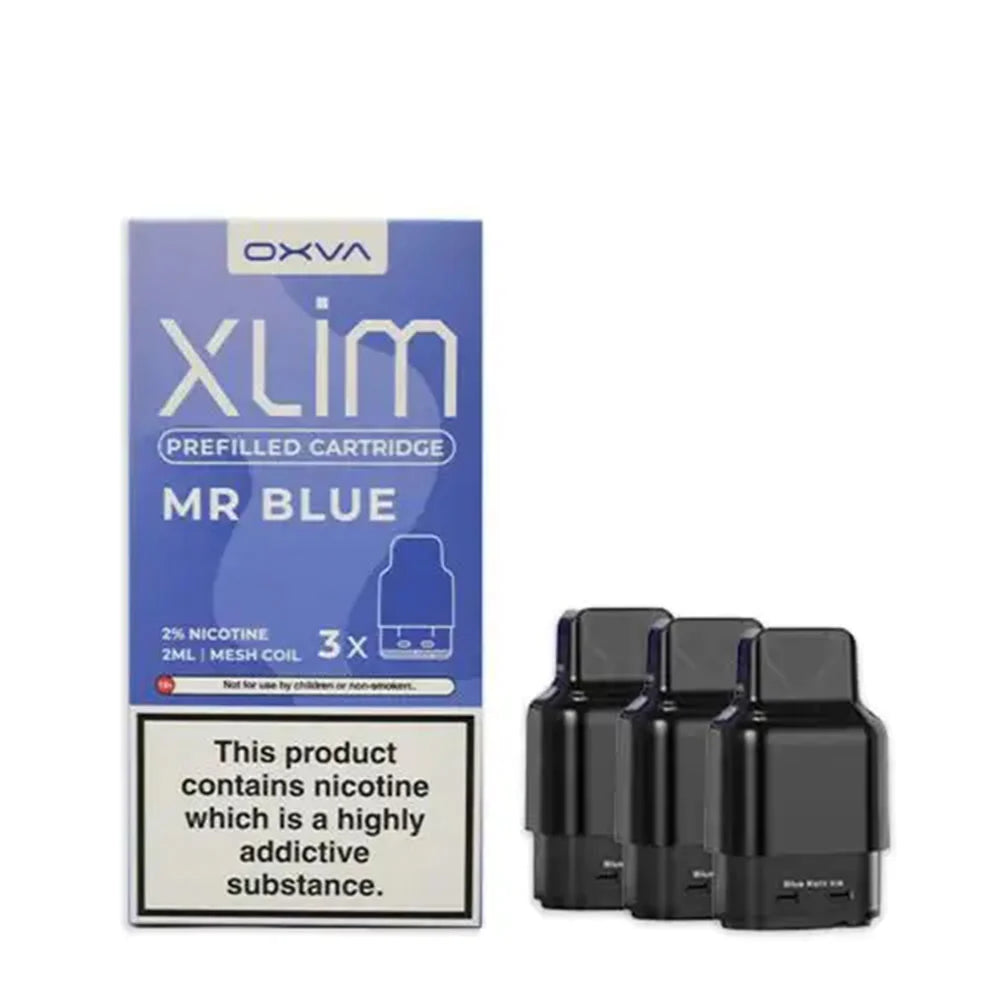 Mr Blue Oxva Xlim Pre-Filled Cartridge | Pack of 3