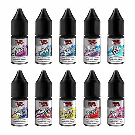 Pack Of 10 IVG 10ml E-Liquids