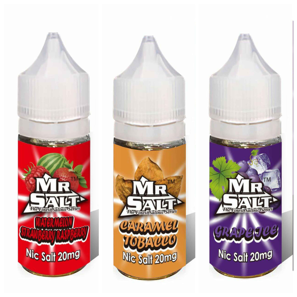 Pack Of 3 Mr Salt 10ml Nic Salt E-liquid