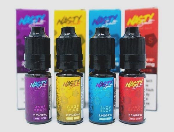 Pack of 10 Nasty Juice 10ml E-Liquid