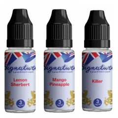 Pack Of 3 Signature 10ml E-Liquid | All Flavours In Stock