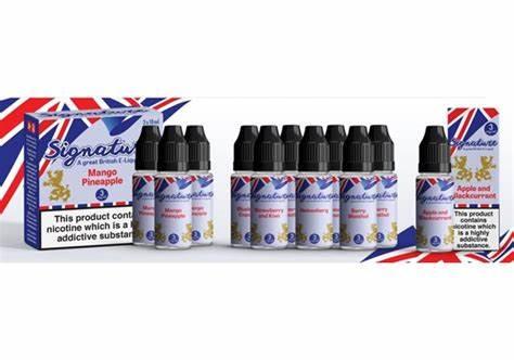 Pack Of 3 Signature 10ml E-Liquid | All Flavours In Stock