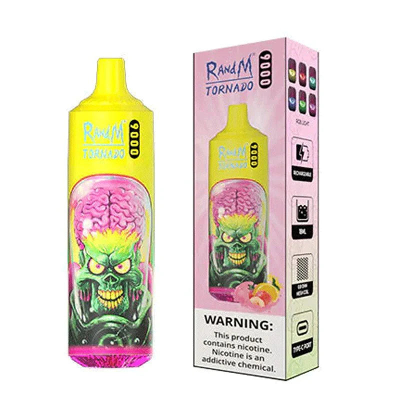 Peach Berry R And M Tornado 9000 Disposable Vape