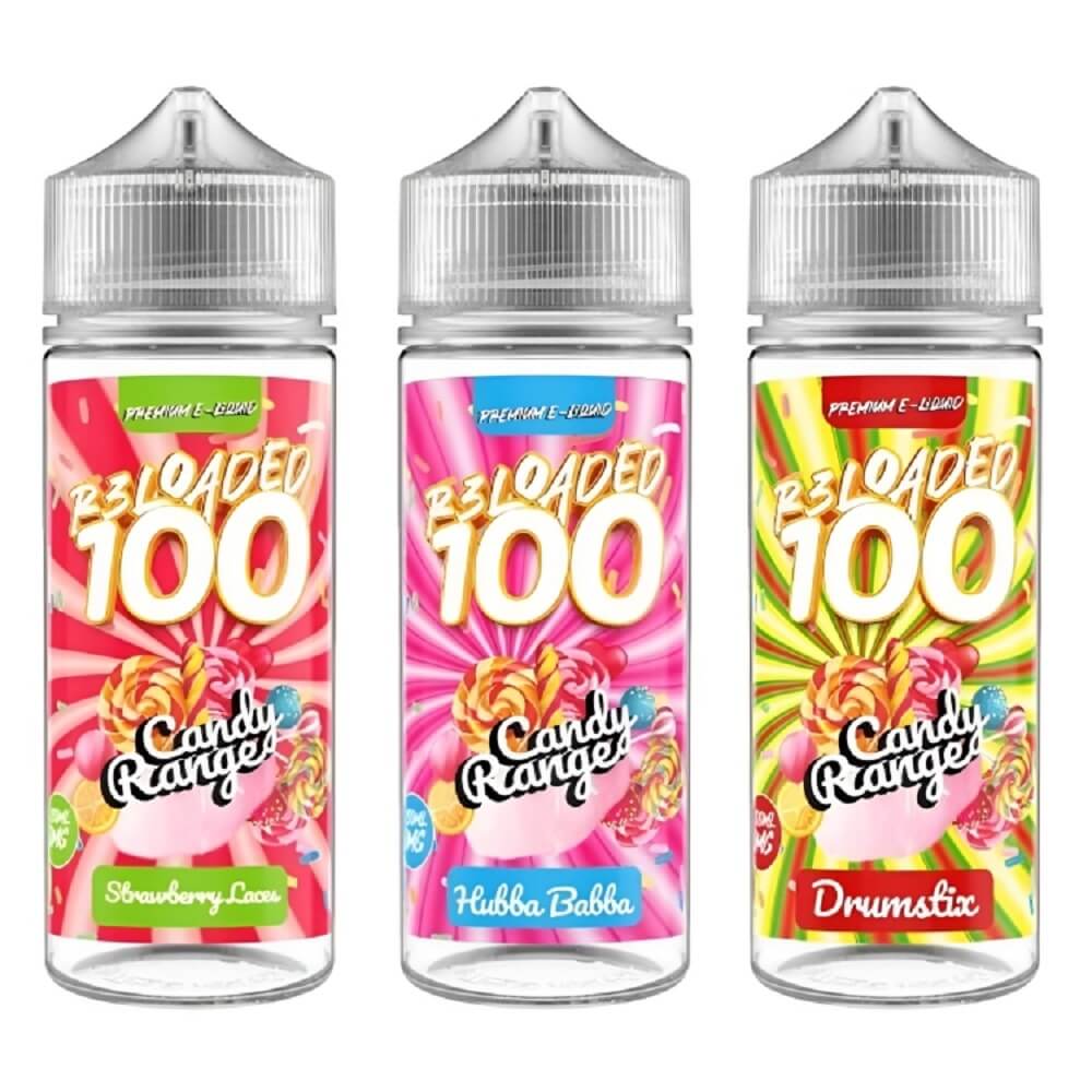 R3loaded Candy Ranges 100ml Shortfill E-Liquid