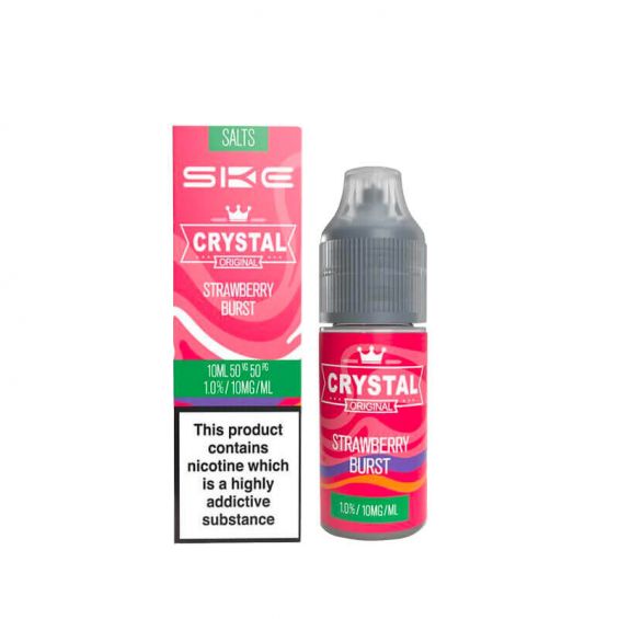 Strawberry Burst Ske Crystal 10ml Nic Salts E-liquid | 3 For £9