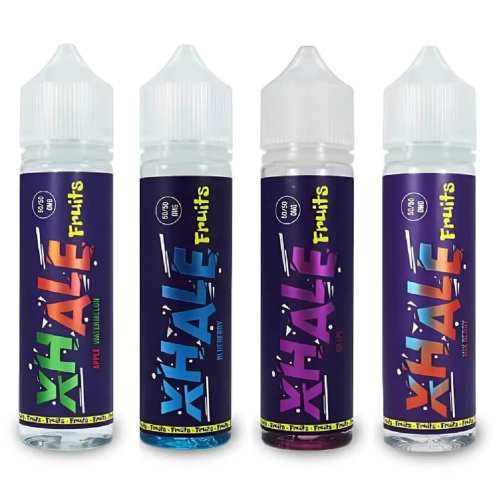 Xhale Shortfill Fruits Range 50ml E-Liquid